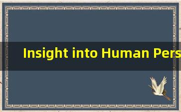 Insight into Human Personality 50 English Adjectives